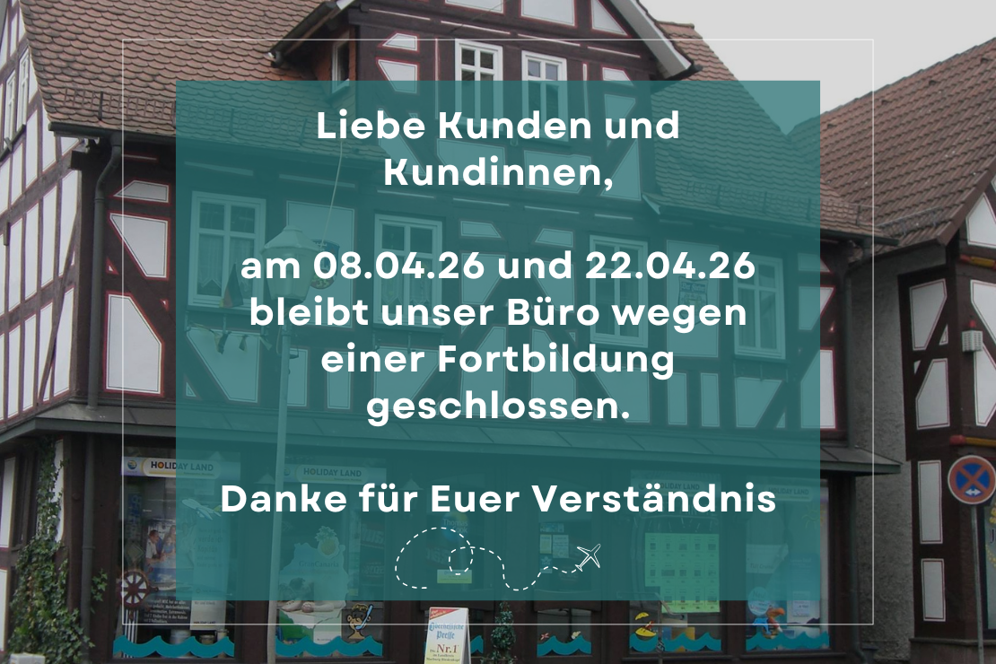 Ge&auml;nderte &Ouml;ffnungszeiten